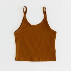 ARQ Crop Tank • Toffee • Large